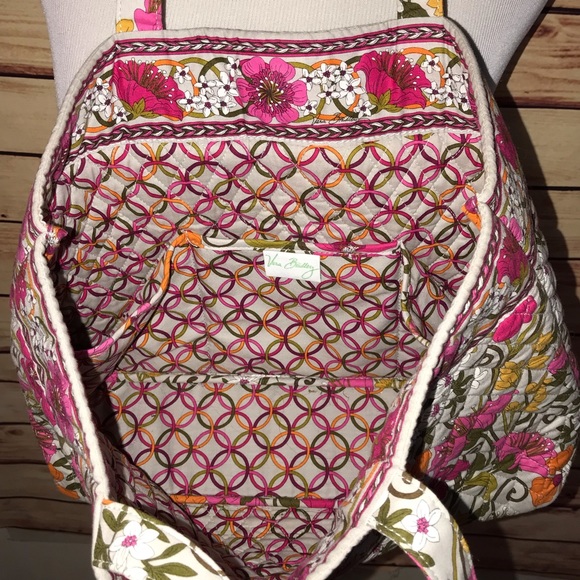 🚫SOLD🚫Vera Bradley Large Vibrant Wildflower Tote - Picture 4 of 7
